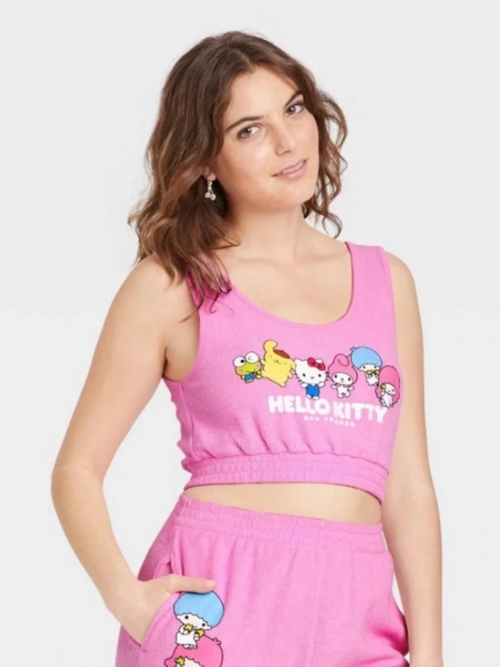 Sanrio Loungewear Crop Tank Top